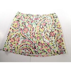 Milly Women's Multi Color Print Mini Skirt Sz S